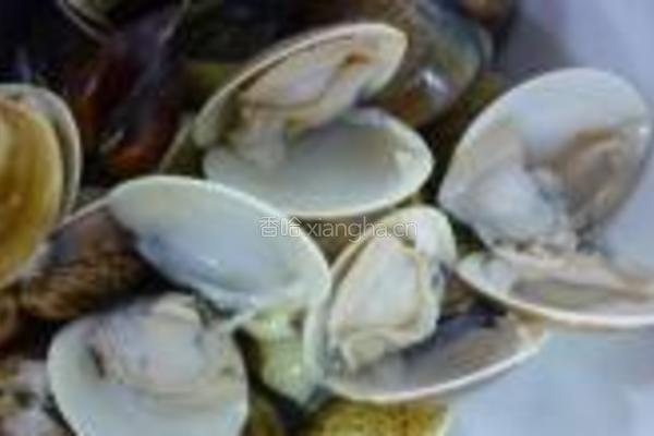 丝瓜文蛤饼的做法图解4