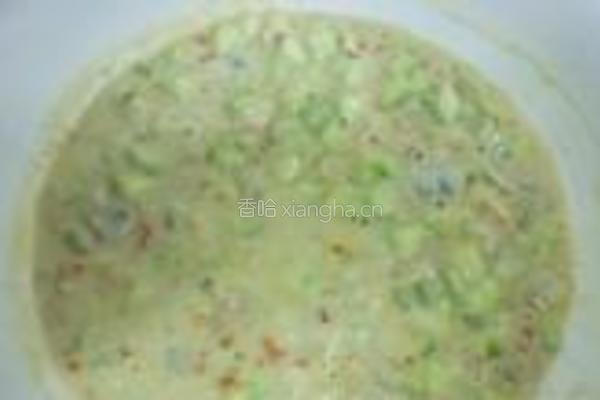丝瓜文蛤饼的做法图解7