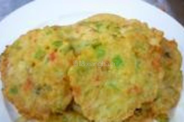 丝瓜文蛤饼的做法图解9