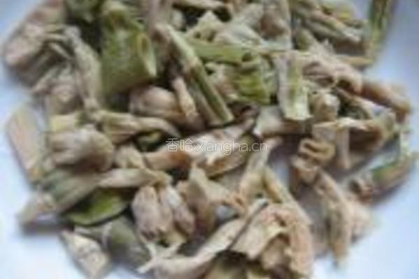 笋干豇豆的做法图解2