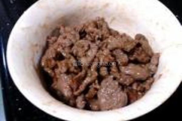 青椒蚝油烩牛肉的做法图解6