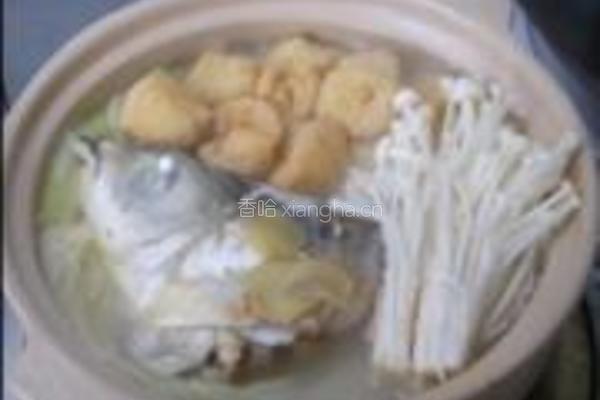 沙锅鱼头煲的做法图解6