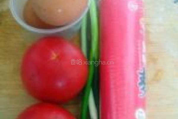 番茄鸡蛋面的做法图解1