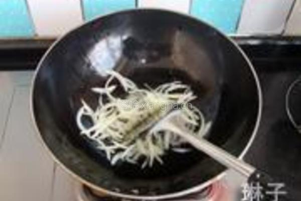 蚝油三丝杏鲍菇的做法图解3