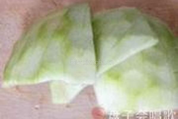 西瓜皮鸡肉饼的做法图解2