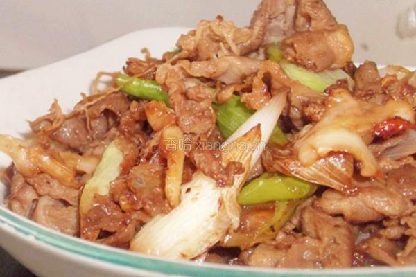 京葱炒羊肉