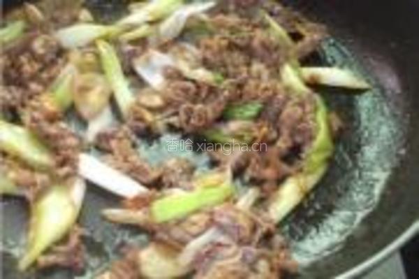 京葱炒羊肉的做法图解8