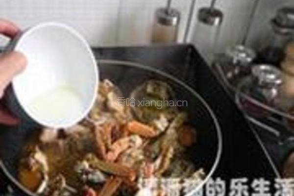 河蟹焗鸡球的做法图解11
