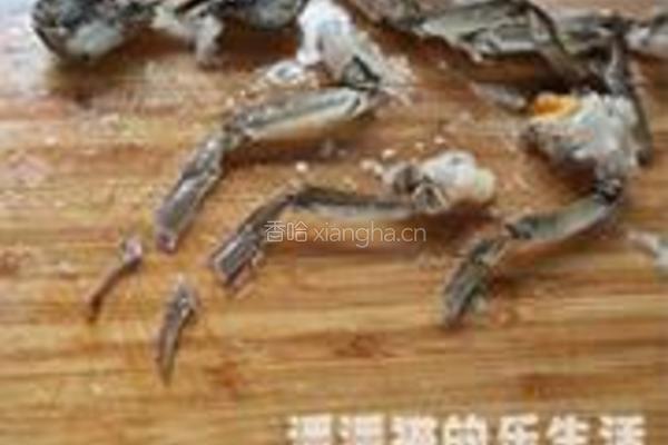 河蟹焗鸡球的做法图解6