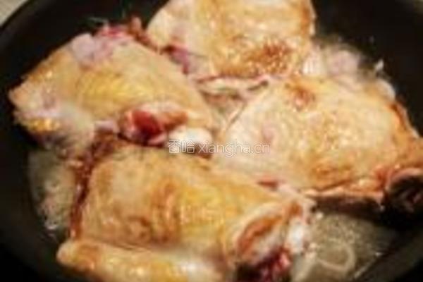 白汁火鸡肉拌意粉的做法图解11
