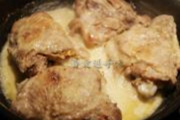 白汁火鸡肉拌意粉的做法图解15