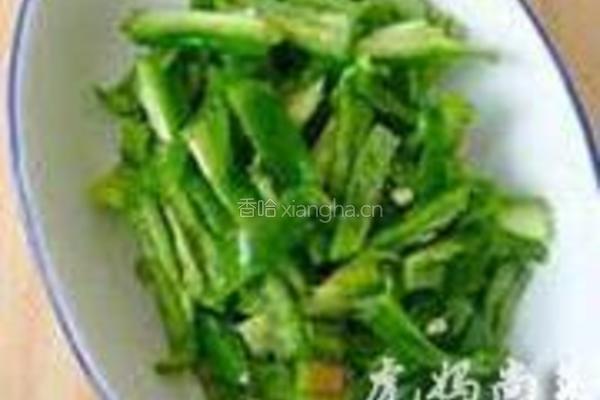 青椒牛柳的做法图解3