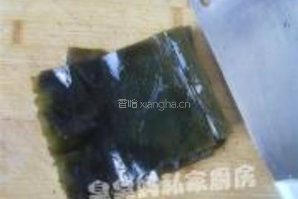 芝麻双丝海带的做法图解2