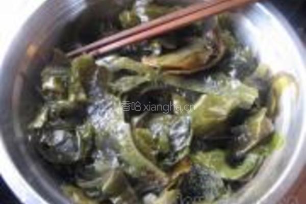 凉拌螺旋藻的做法图解4