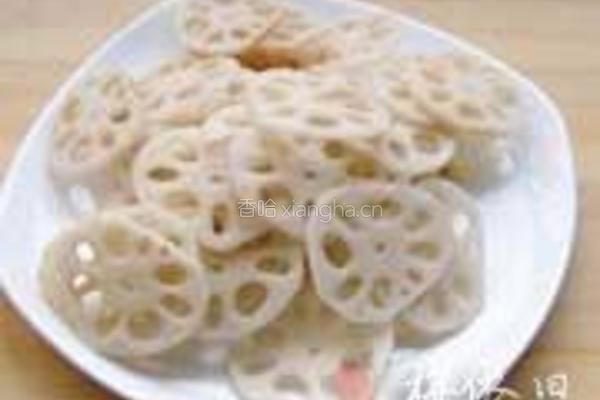 姜汁藕片的做法图解1