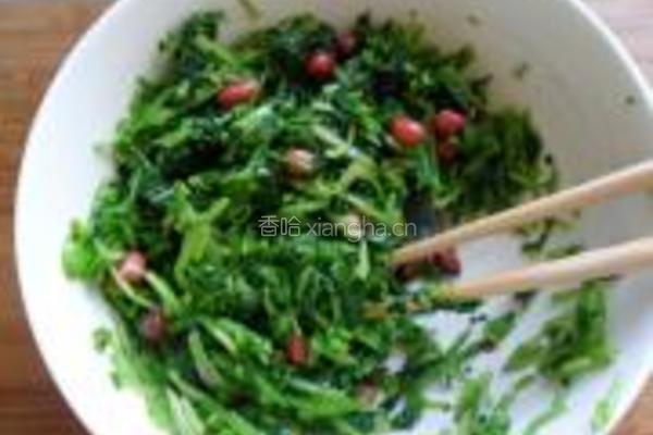 香菜拌花生的做法图解6