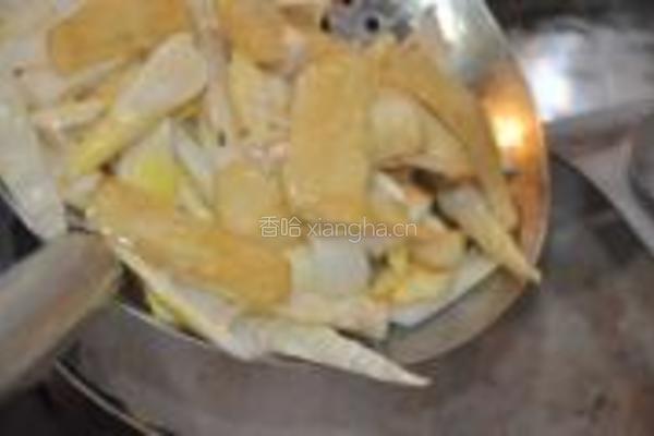 马兰春笋炒豆干的做法图解6