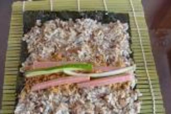 紫菜包饭的做法图解7