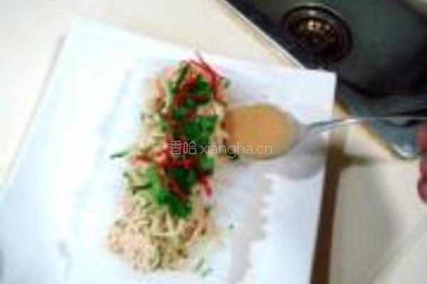 手撕鸡拌芥末凉粉的做法图解17