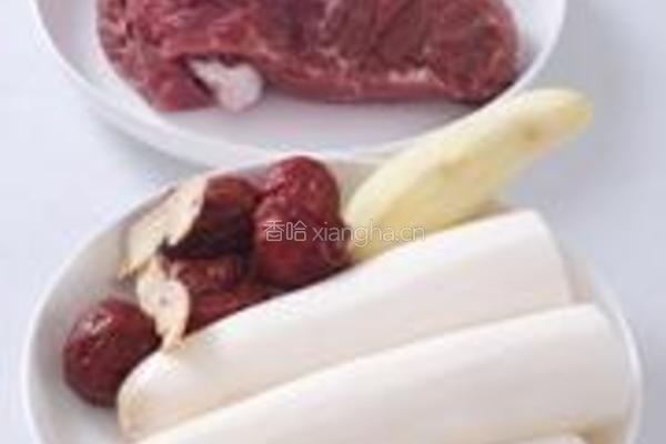 牛肉山药汤的做法图解1
