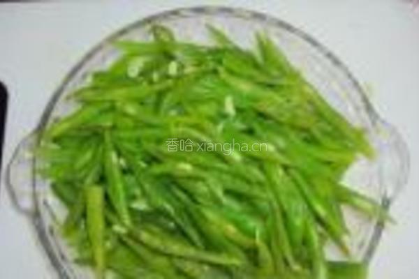 辣炒四季豆丝的做法图解4