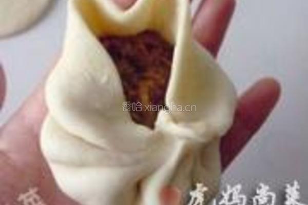 莲藕大肉包子的做法图解12