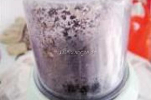 核桃仁芝麻糊的做法图解2