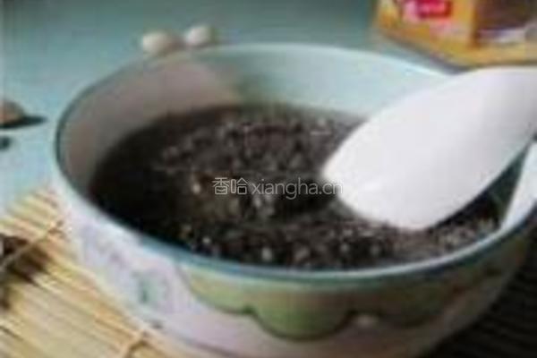 核桃仁芝麻糊的做法图解9
