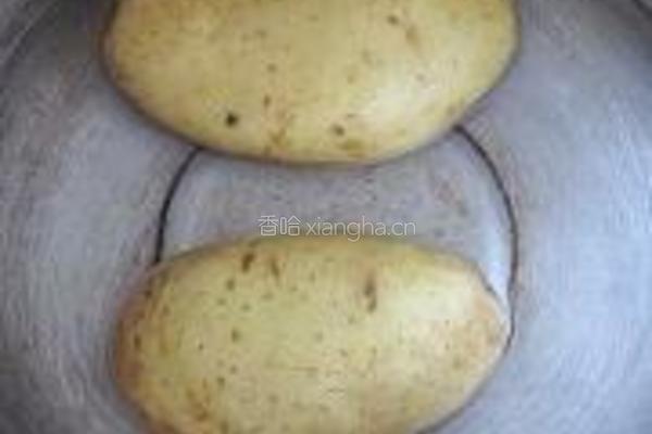 土豆汉堡早餐的做法图解1