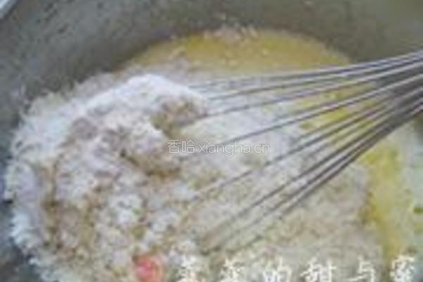 桑葚杏仁蛋糕的做法图解5