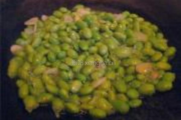 蛤蜊炒青豆的做法图解3