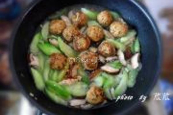 丝瓜肉丸的做法图解8