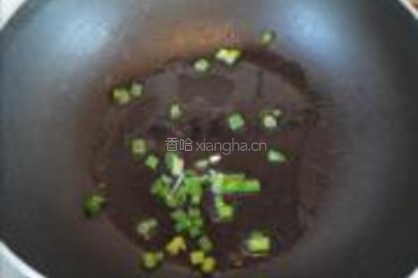 青椒茭白炒肉丝的做法图解6