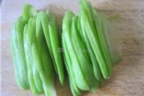 虾米炒合掌瓜的做法图解1
