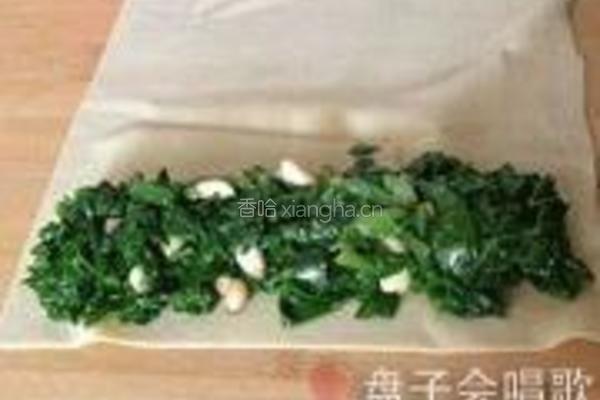松仁菠菜竹子的做法图解5
