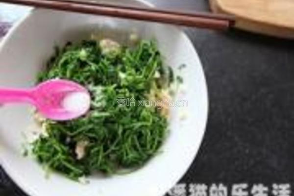 嫩桃仁拌豆尖的做法图解6