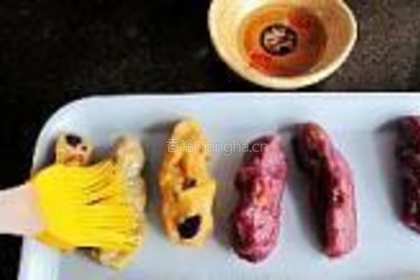 手指豆馅蒸糕的做法图解12