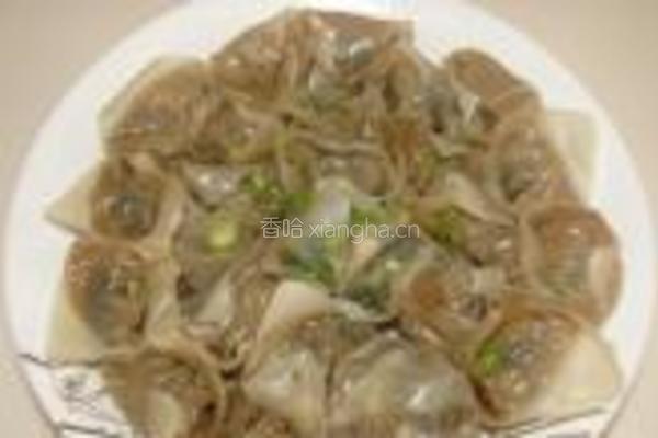 蒸荠菜鲜肉馄饨的做法图解12