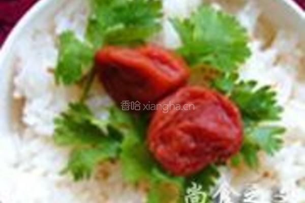 梅干茶泡饭的做法图解3