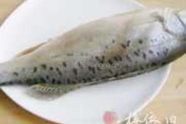 香辣豆豉蒸鲈鱼的做法图解1