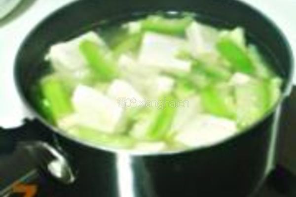 海米丝瓜豆腐汤的做法图解7