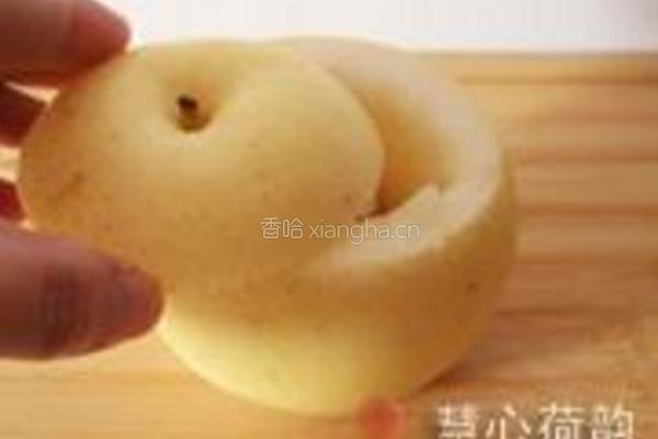 川贝杏仁罗汉果雪梨蛊的做法图解9