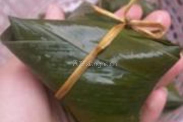 蜜枣花生粽的做法图解11