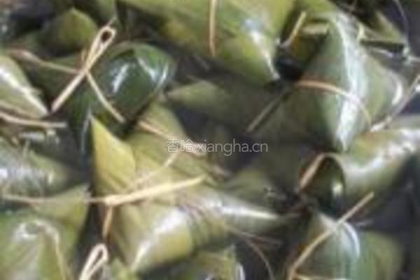 蜜枣花生粽的做法图解12