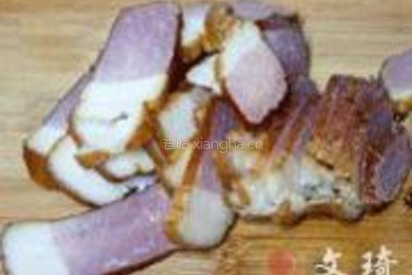 腊肉焖小米的做法图解4