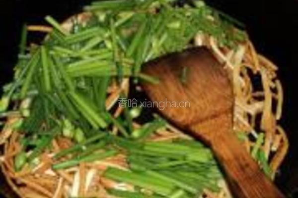 韭苔炒豆腐丝的做法图解4