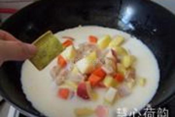 奶香咖喱鸡丁的做法图解19