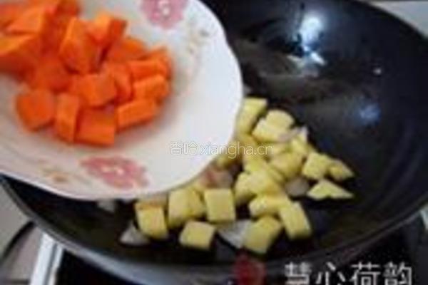 奶香咖喱鸡丁的做法图解13