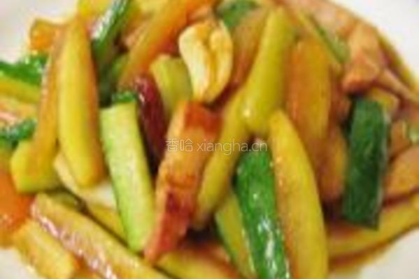 培根炒瓜皮的做法图解6