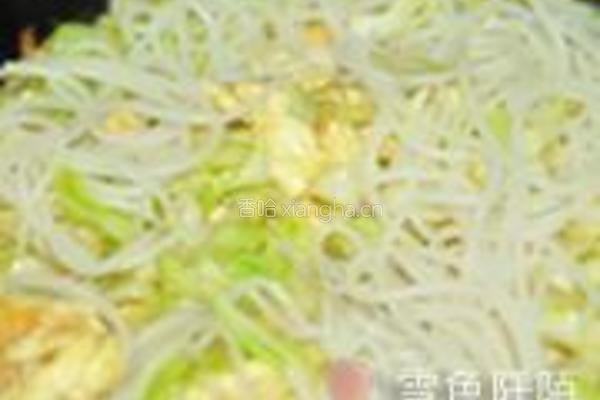 炒米线的做法图解4